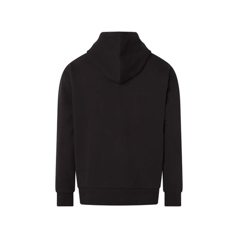 Felpa Uomo in cotone con zip Nero CALVIN KLEIN- Francavilla Moda